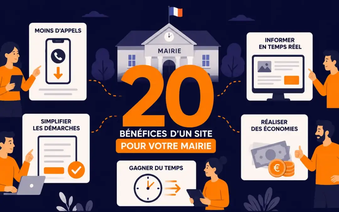 Site internet de mairie : 20 bénéfices concrets pour les élus et les agents