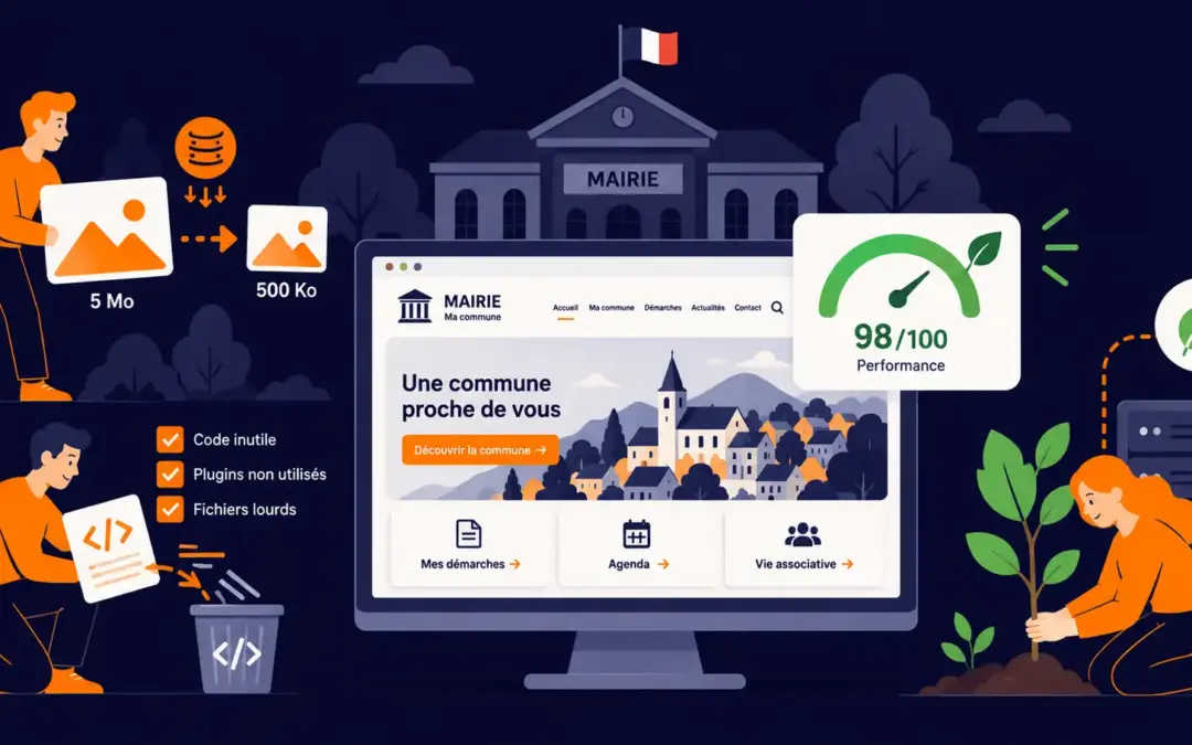 Sobriété numérique : un site de collectivité léger et rapide
